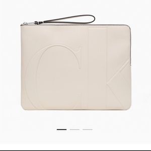 Calvin Klein, faux leather pouch